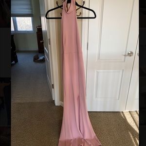 WORN ONCE. Formal high neck dress